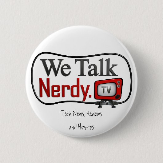 WeTalkNerdy.tv Logo Button (Voorkant)