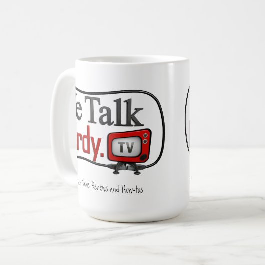 WeTalkNerdy.tv Logo Mok (Voorkant links)
