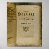 Wetboek van orde van 1776 poster (Voorkant)