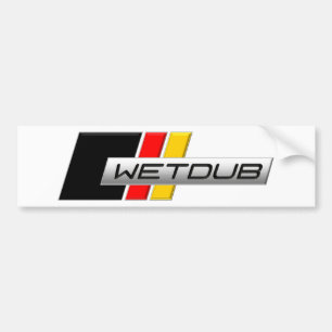 Wetdub-Logo van Brent Davis Bumpersticker