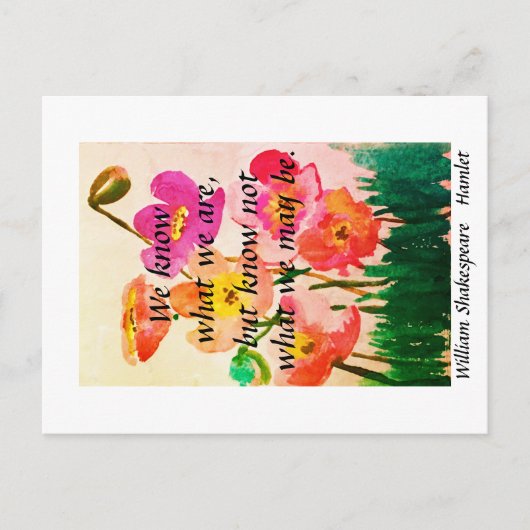 Weten niet wat we Briefkaart kunnen zijn (Voorkant)