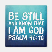 Weten nog steeds dat ik God bijbelse Schrift ben Magneet (Voorkant)