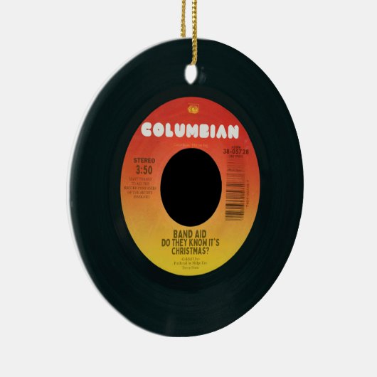 Weten ze dat het kerstboomversiering is? keramisch ornament (Rechts)