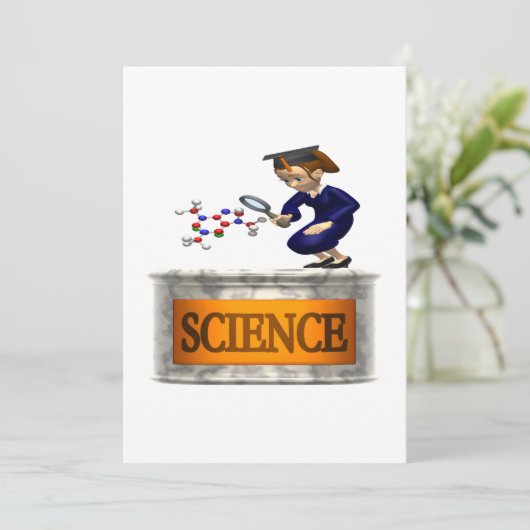 Wetenschap 2 kaart (Staand voorkant)