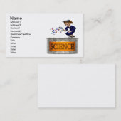 Wetenschap 2 visitekaartje (Voorkant / Achterkant)