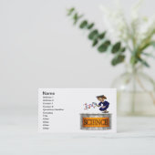 Wetenschap 2 visitekaartje (Staand voorkant)