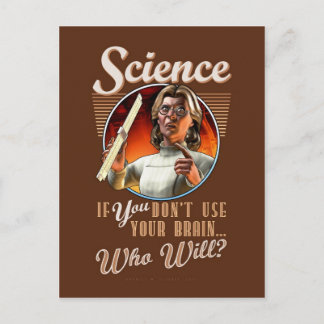 Wetenschap: Als je je hersenen niet gebruikt... Briefkaart