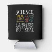 Wetenschap als Magic en Potion Geek Nerd Scientist Blikjeskoeler (Achterkant)