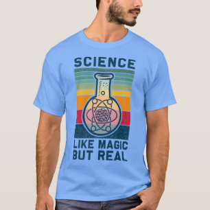 Wetenschap als Magic, maar echt grappige Retro Sci T-shirt