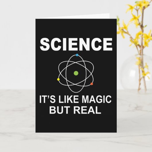 Wetenschap als Magisch maar Echt Kaart (Gele Bloem)