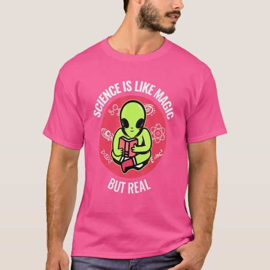 Wetenschap als Magisch maar Echt T-shirt (Voorkant)