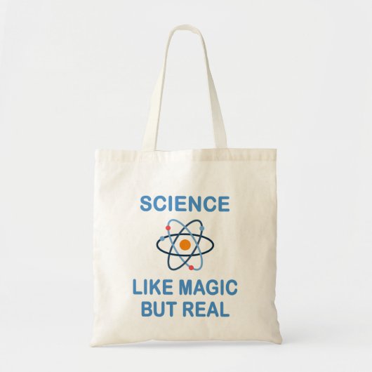Wetenschap als Magisch maar Echt Tote Bag (Voorkant)