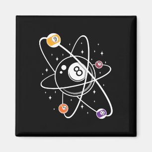Wetenschap Atom Pool Lover 8- Biljart Magneet