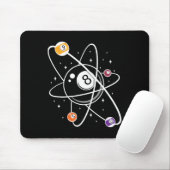 Wetenschap Atom Pool Lover 8- Biljart Muismat (Met muis)