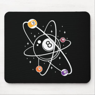 Wetenschap Atom Pool Lover 8- Biljart Muismat