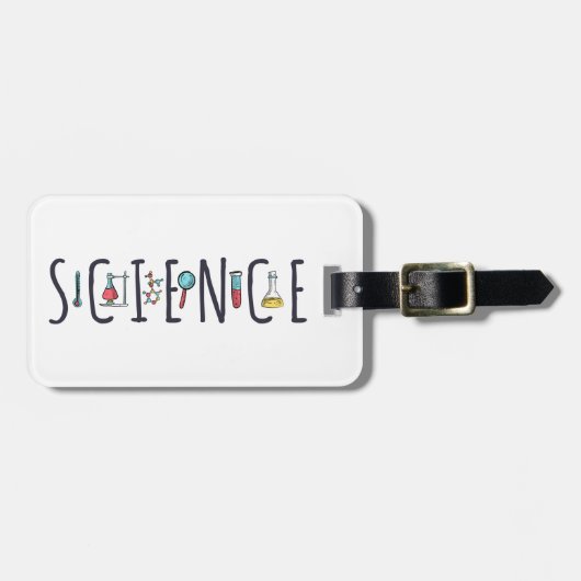 Wetenschap Bagagelabel (Voorkant horizontaal)