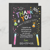 Wetenschap Bedankt voor je kaart Experimentaire Bi (Voorkant / Achterkant)