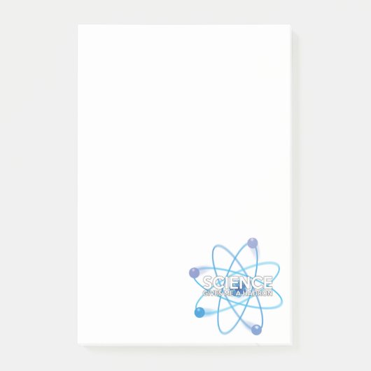 WETENSCHAP BIEDT ME EEN HADRON POST-IT® NOTES (Voorkant)