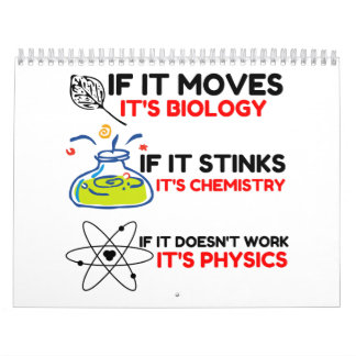 Wetenschap BIOLOGIE SCHEIKUNDE NATUURKUNDE Kalender