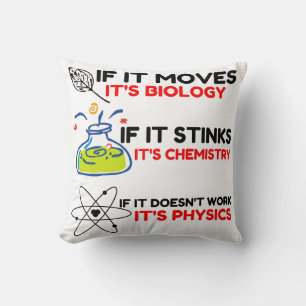 Wetenschap BIOLOGIE SCHEIKUNDE NATUURKUNDE Kussen