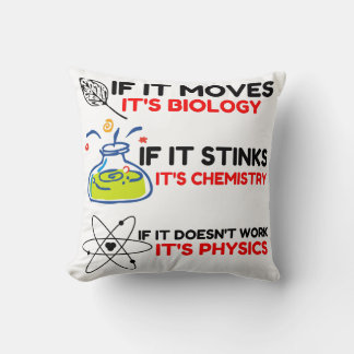 Wetenschap BIOLOGIE SCHEIKUNDE NATUURKUNDE Kussen