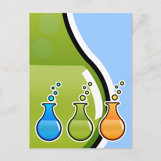 Wetenschap Briefkaart (Voorkant)