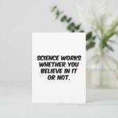 Wetenschap Briefkaart (Staand voorkant)