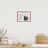 Wetenschap, Chemie, Deeltjes in oliden Poster (Keuken)