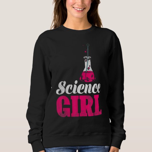 Wetenschap Chemie Geek Chemist Meisjes Vrouwen Che Trui (Voorkant)