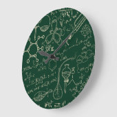 Wetenschap, chemie,  laboratoriumpatroon grote klok (Hoek)