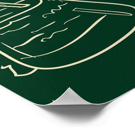 Wetenschap, chemie,  laboratoriumpatroon poster (Hoek)