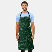 Wetenschap, chemie,  laboratoriumpatroon schort (Gedragen)