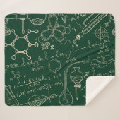 Wetenschap, chemie,  laboratoriumpatroon sherpa deken (Voorkant (horizontaal))