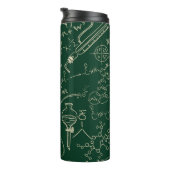 Wetenschap, chemie,  laboratoriumpatroon thermosbeker (Geroteerd rechts)