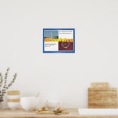 Wetenschap, Chemie, Oplossen Poster (Keuken)