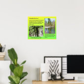 Wetenschap, Chemie, oplossingen, milieu Poster (Thuiskantoor)