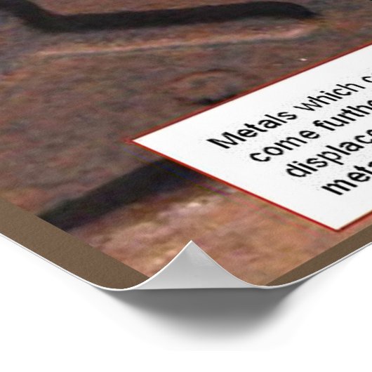 Wetenschap, Chemie, Reactiviteit serie Poster (Hoek)