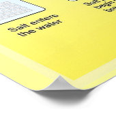 Wetenschap, Chemie, Zoutoplossing maken Poster (Hoek)