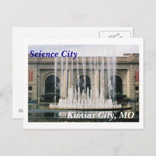 Wetenschap City-postkaart Briefkaart (Voorkant / Achterkant)