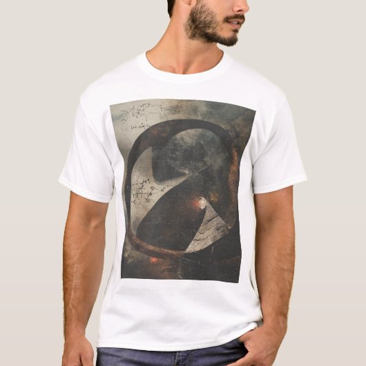 Wetenschap & Creativiteit botsen T-shirt (Voorkant)