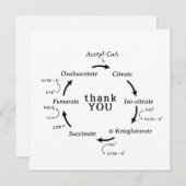 Wetenschap Dank je leraar Kreb's Cyclusbiologie (Voorkant / Achterkant)