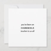 Wetenschap Dank je leraar Kreb's Cyclusbiologie (Achterkant)