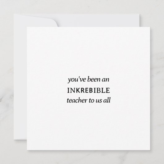 Wetenschap Dank je leraar Kreb's Cyclusbiologie (Achterkant)