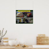 Wetenschap, dieren uit de Galapagos Poster (Keuken)