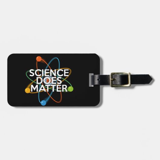 WETENSCHAP DOET ER TOE BAGAGELABEL (Voorkant horizontaal)