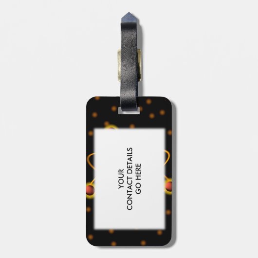 WETENSCHAP DOET ER TOE BAGAGELABEL (Achterkant verticaal)