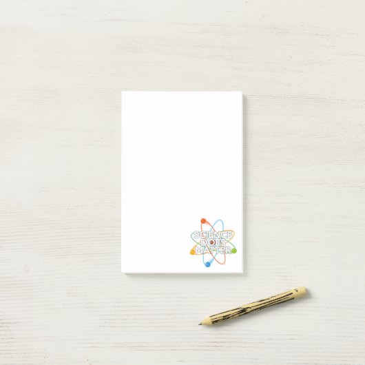 WETENSCHAP DOET ER TOE POST-IT® NOTES (Op bureau)
