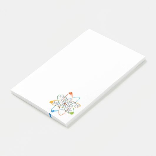 WETENSCHAP DOET ER TOE POST-IT® NOTES (Schuin)