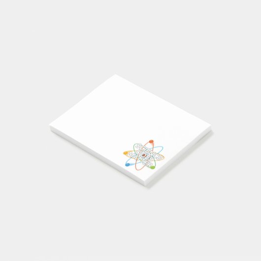 WETENSCHAP DOET ER TOE POST-IT® NOTES (Schuin)