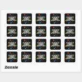 WETENSCHAP DOET ER TOE VIERKANTE STICKER (Vel)